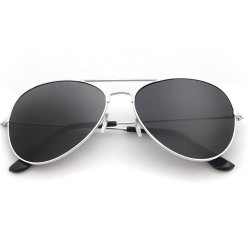 Black Driving Aviator Polarized Sunglasses